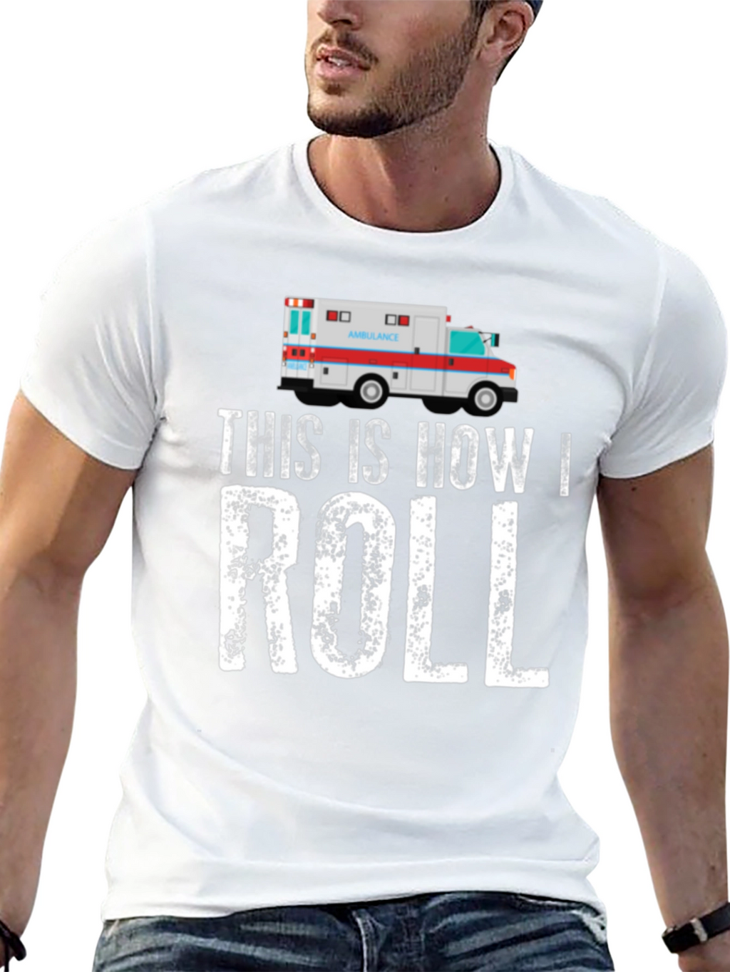 This Is How I Roll Ambulance Graphic T-Shirt