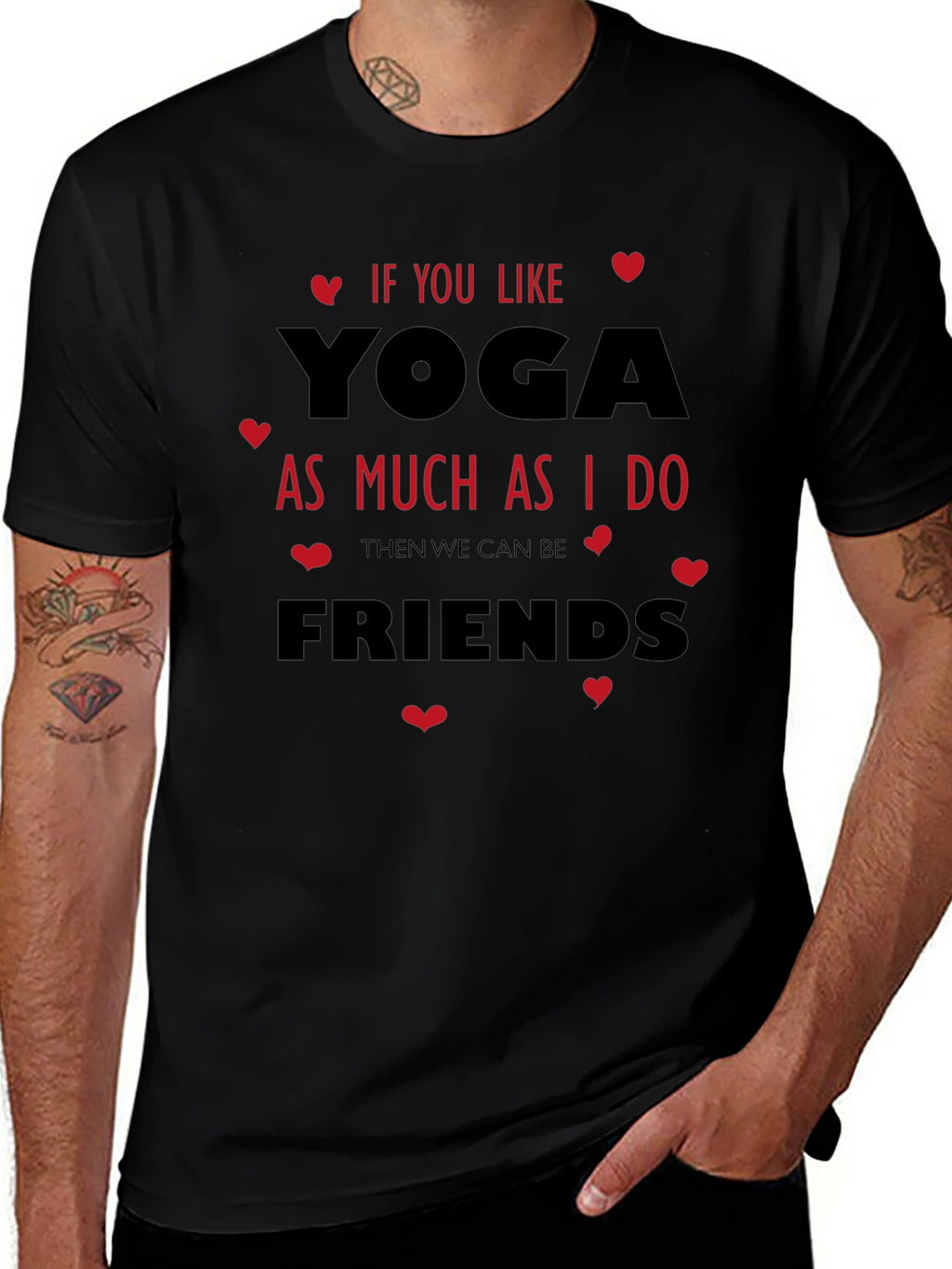 Yoga Lovers T-Shirt - If You Like Yoga Design