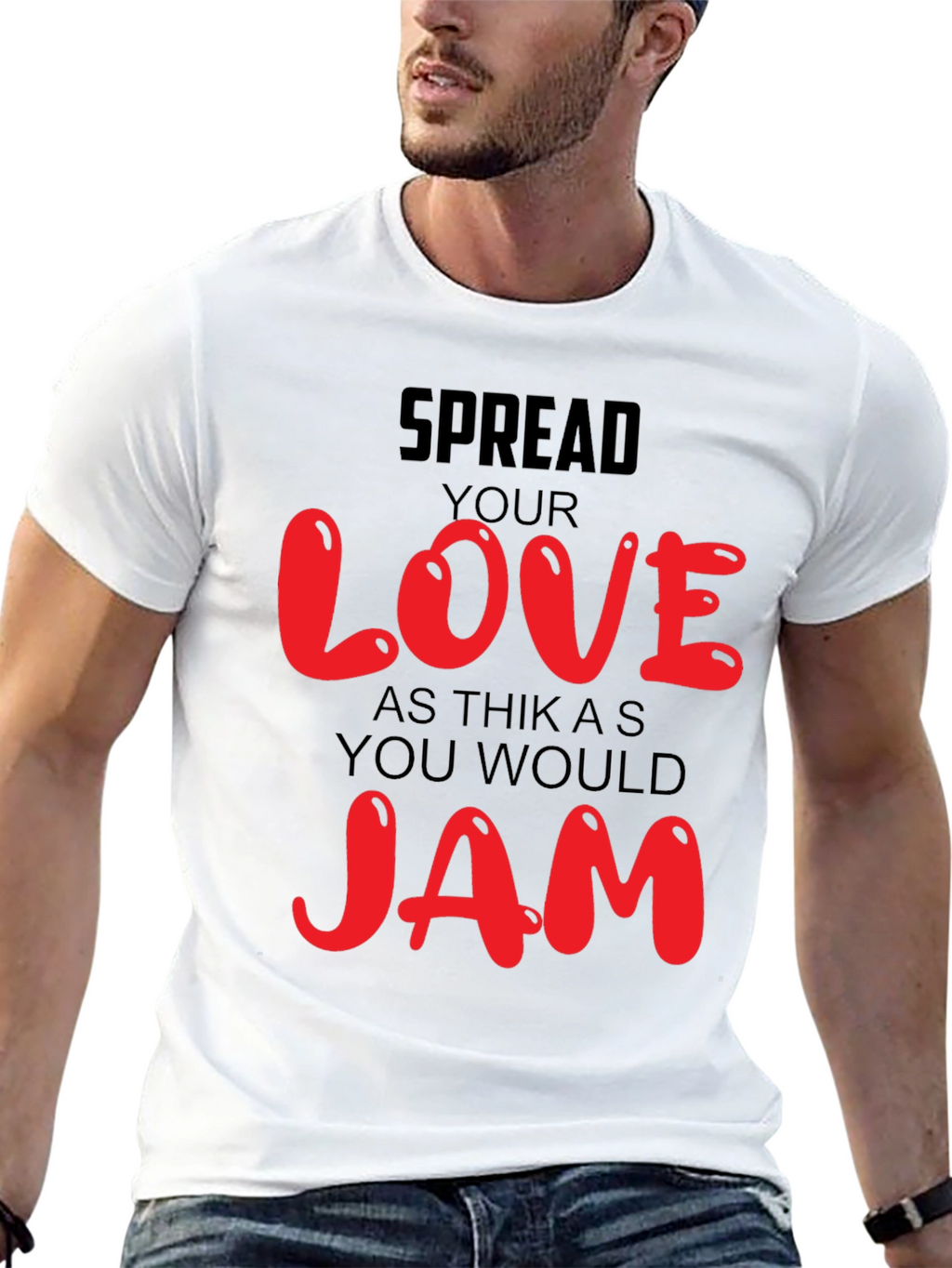 Spread Love Like Jam Graphic Tee
