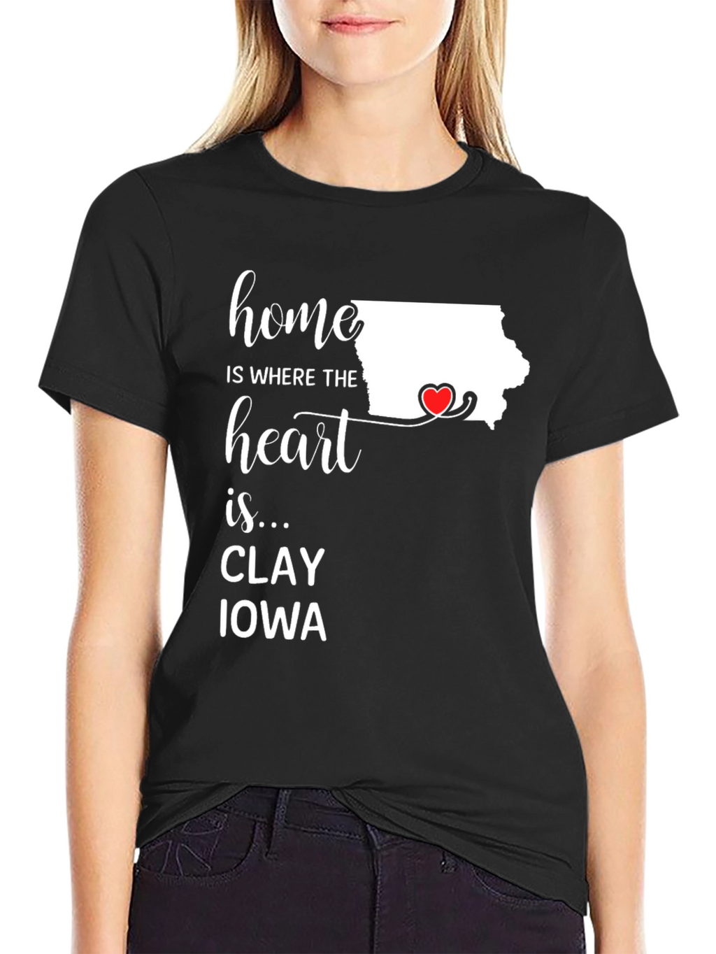Home is Where the Heart Is Iowa T-Shirt