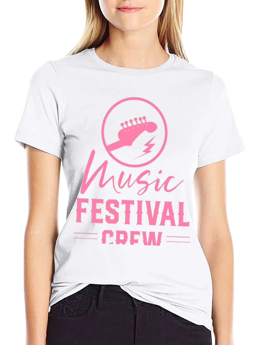 Music Festival Crew Black T-Shirt