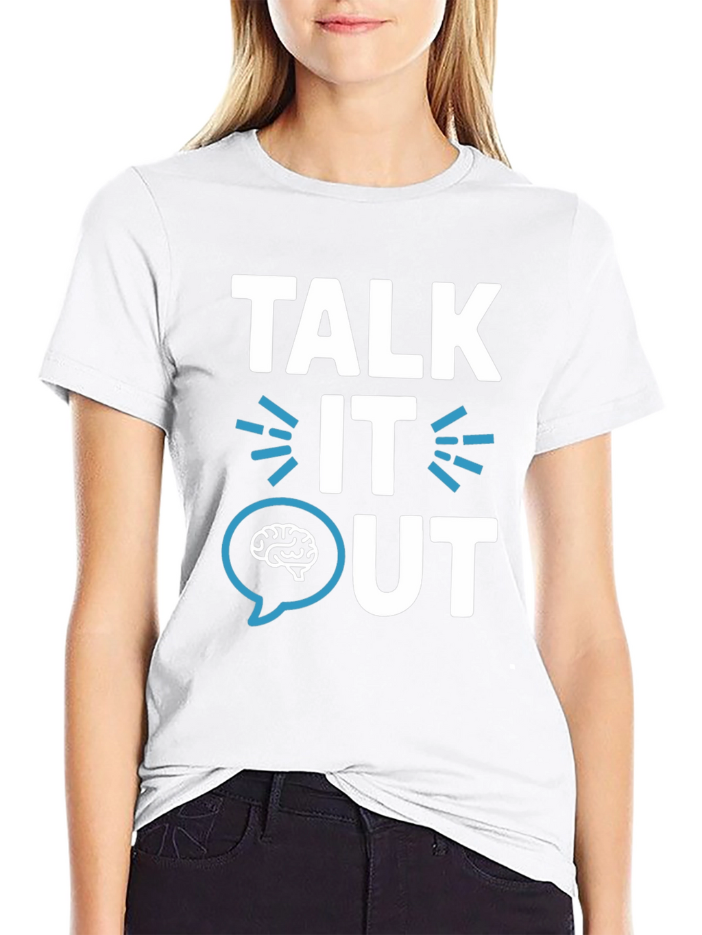 Talk It Out Graphic T-Shirt - Mental Health Awareness