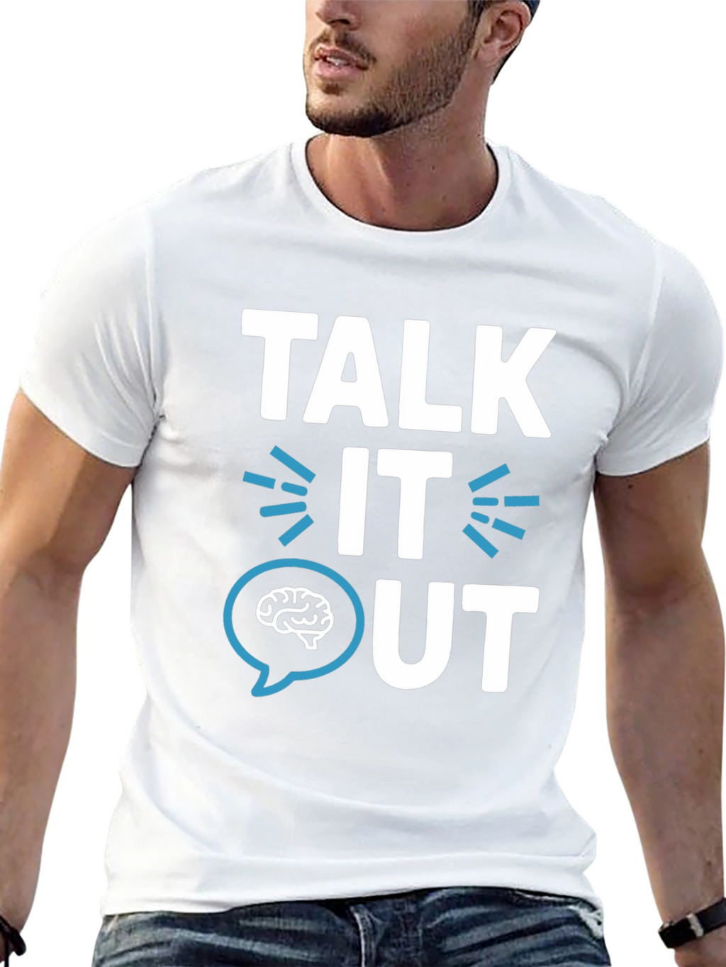Talk It Out Graphic T-Shirt - Mental Health Awareness