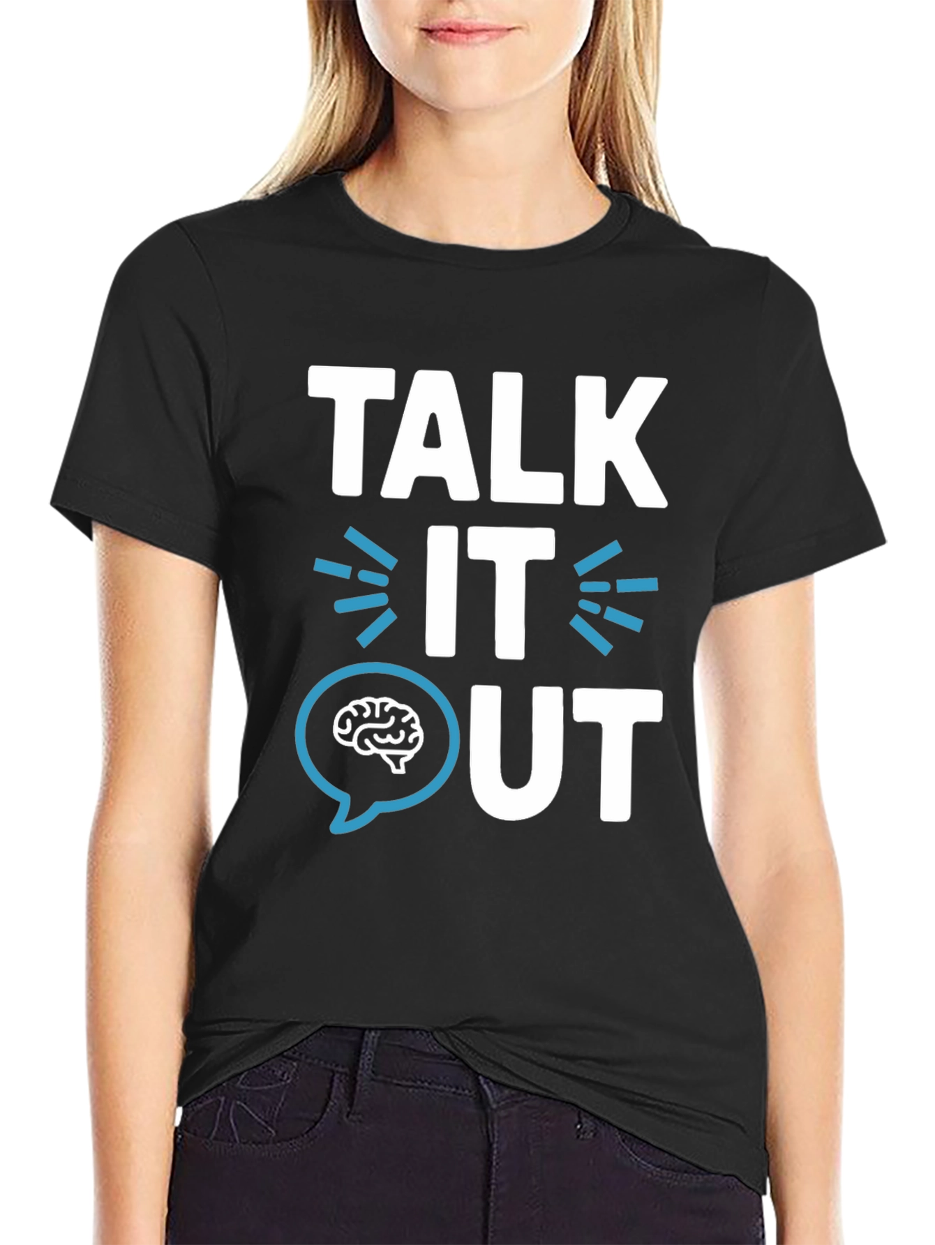 Talk It Out Graphic T-Shirt - Mental Health Awareness