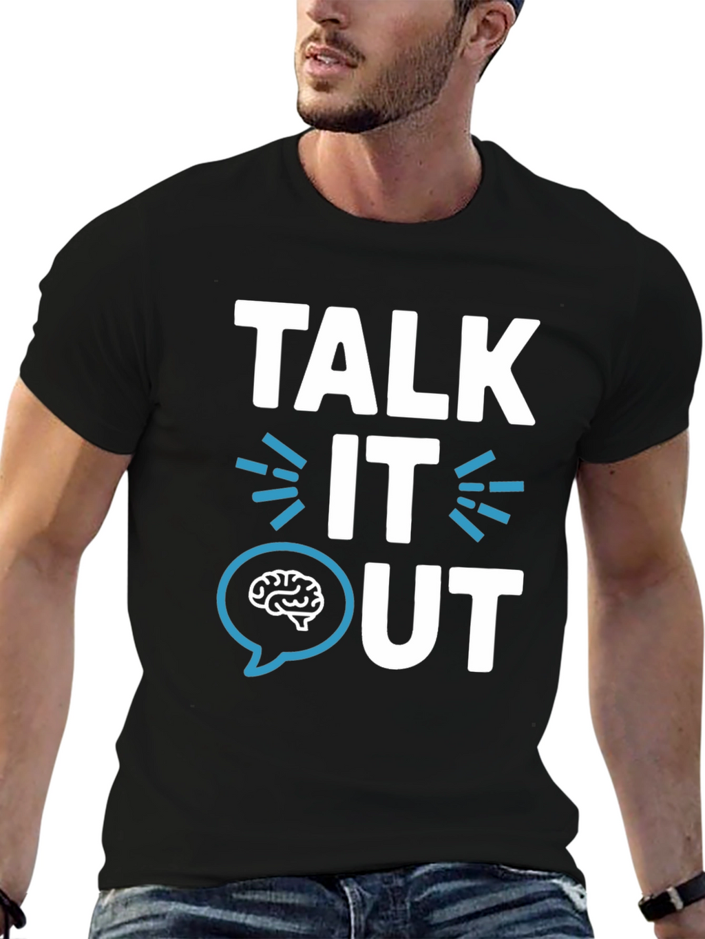 Talk It Out Graphic T-Shirt - Mental Health Awareness