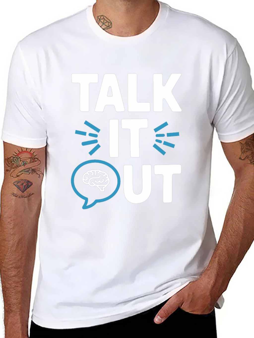 Talk It Out Graphic T-Shirt - Mental Health Awareness