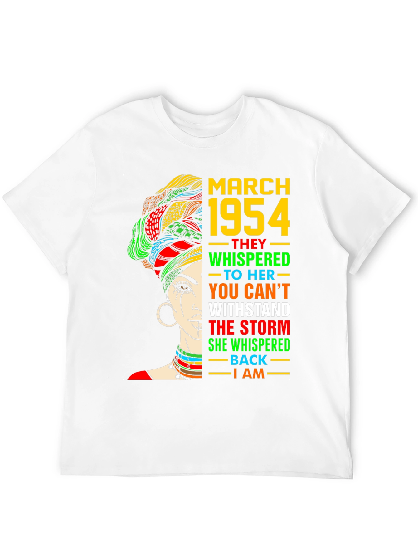 March 1954 Queen T-Shirt Melanin Black History Month