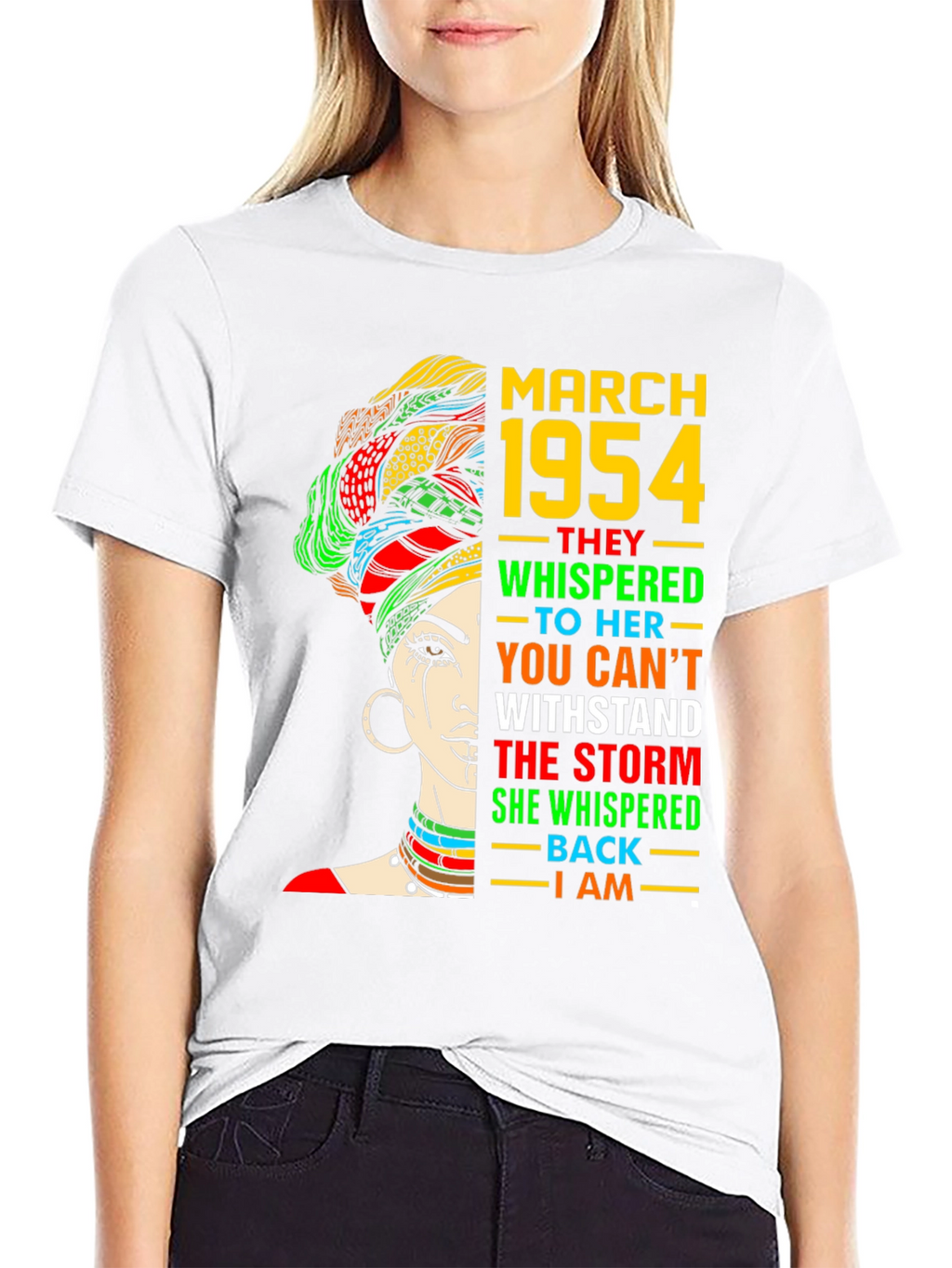 March 1954 Queen T-Shirt Melanin Black History Month