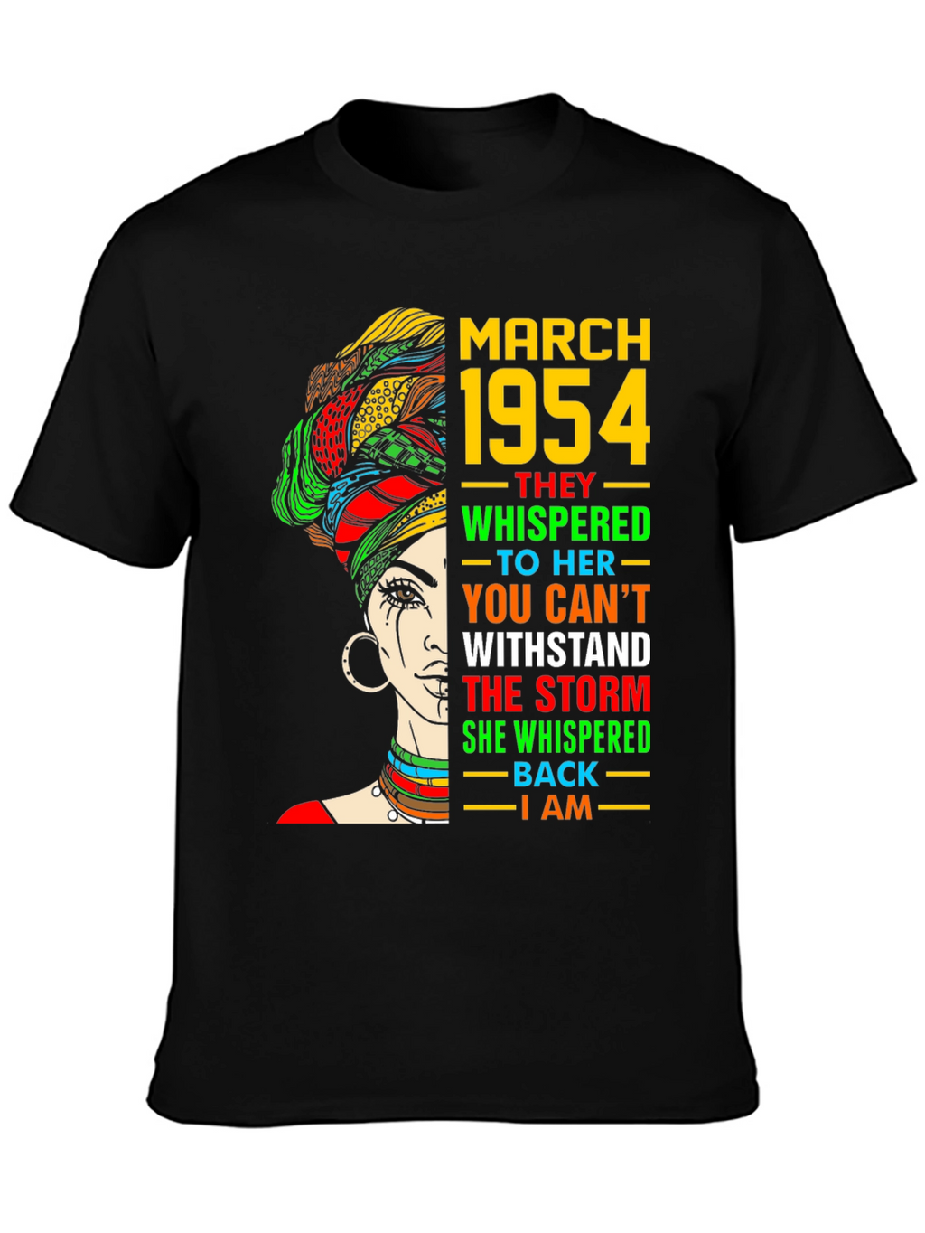 March 1954 Queen T-Shirt Melanin Black History Month
