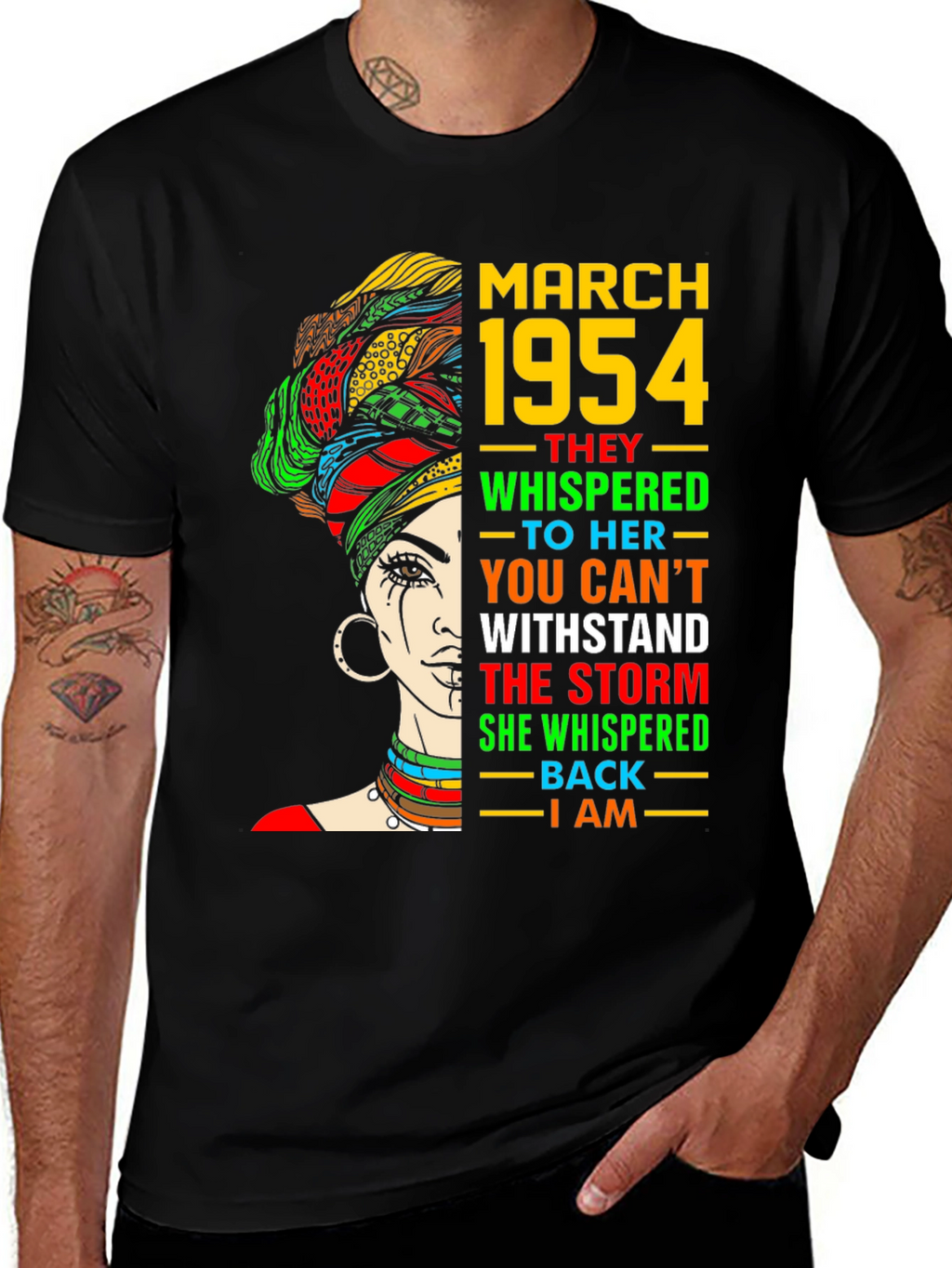 March 1954 Queen T-Shirt Melanin Black History Month