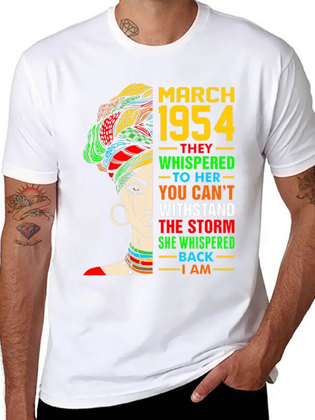March 1954 Queen T-Shirt Melanin Black History Month