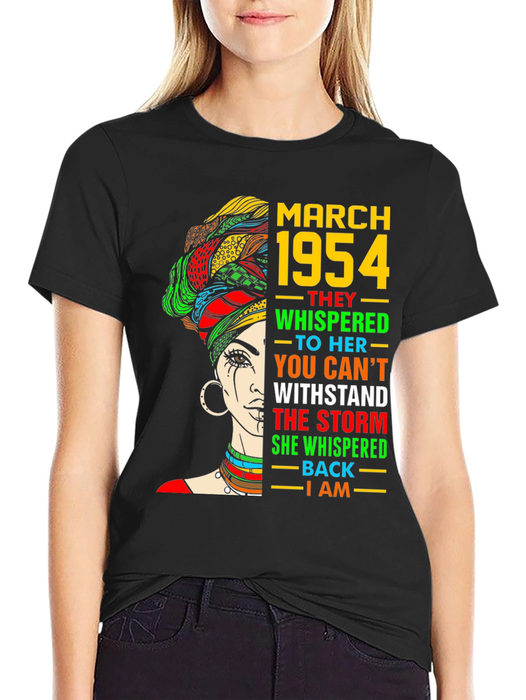March 1954 Queen T-Shirt Melanin Black History Month