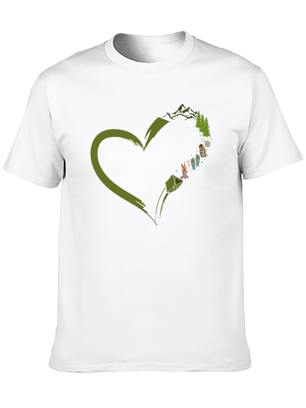 Love Camping Black Graphic Tee