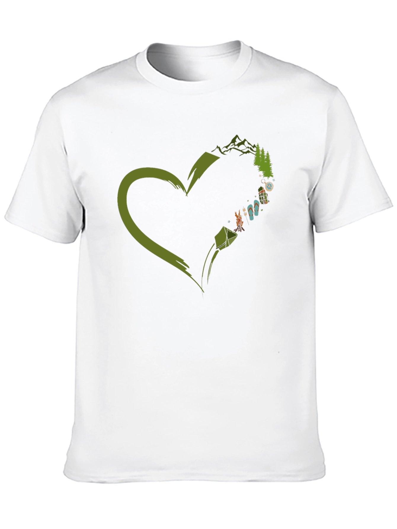 Love Camping Black Graphic Tee