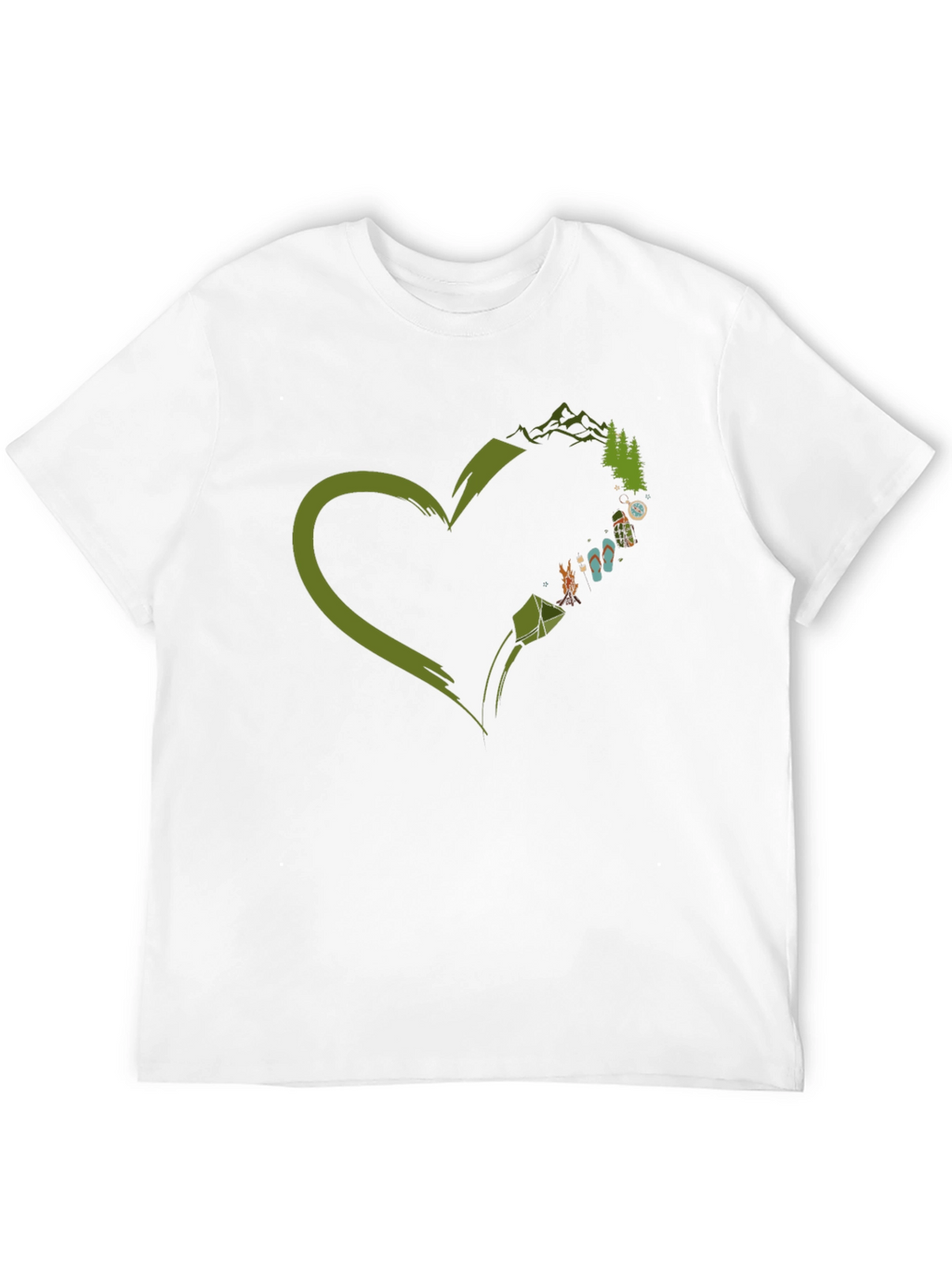 Love Camping Black Graphic Tee