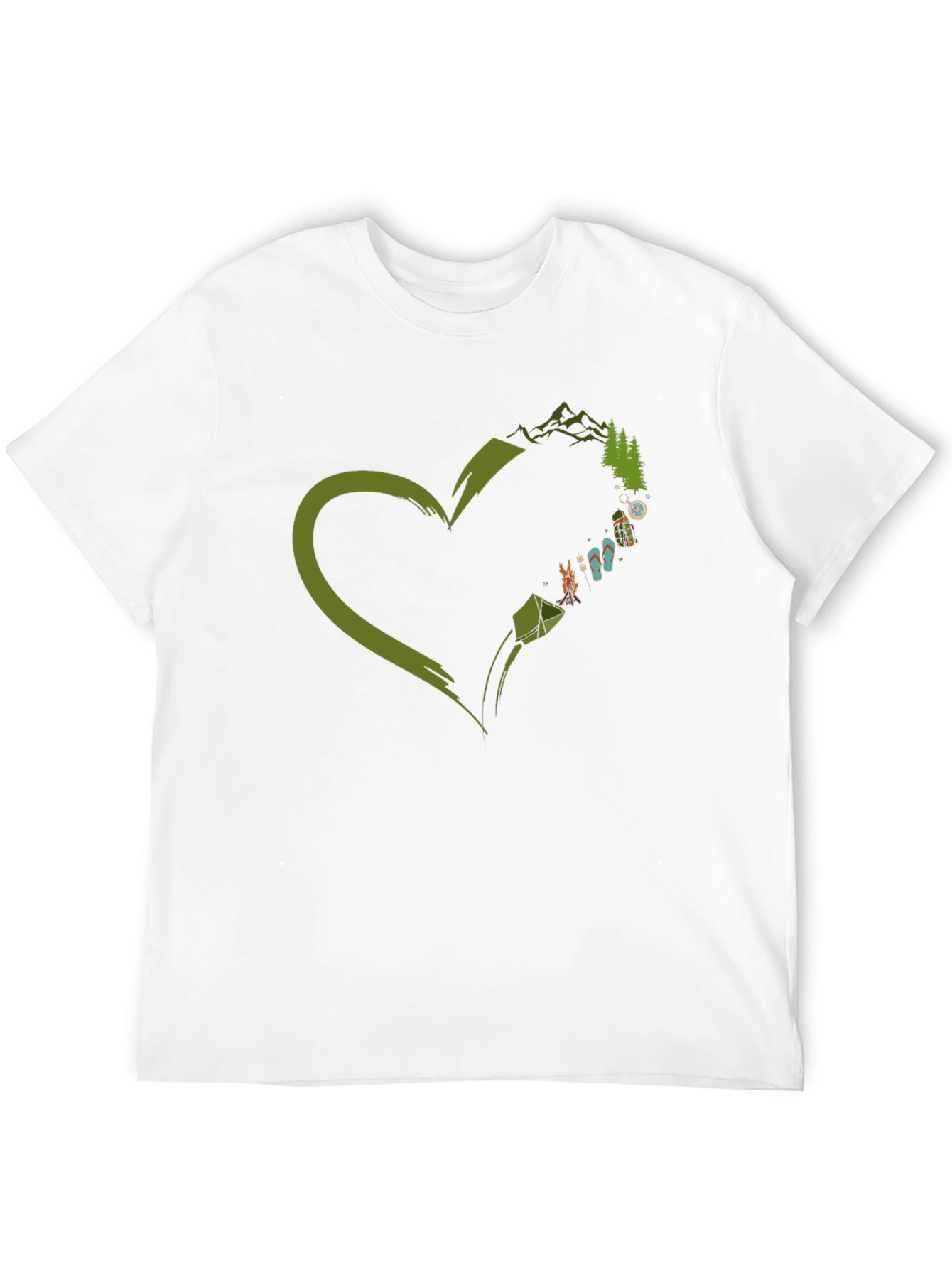 Love Camping Black Graphic Tee