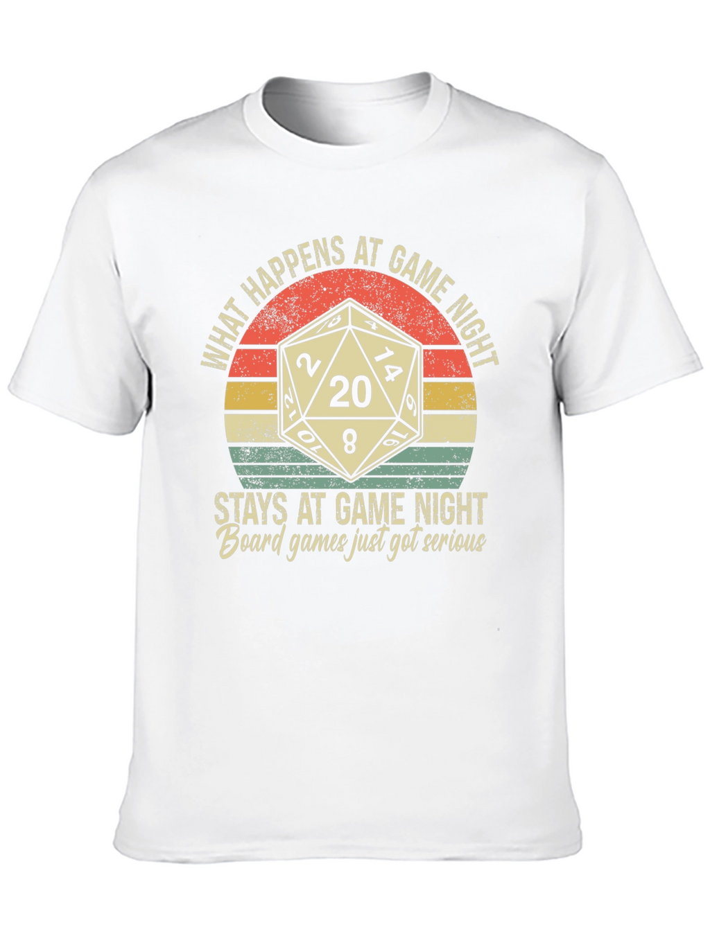 Game Night T-Shirt: Dice & Funny Slogan