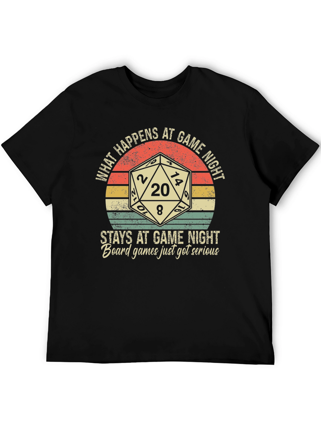 Game Night T-Shirt: Dice & Funny Slogan