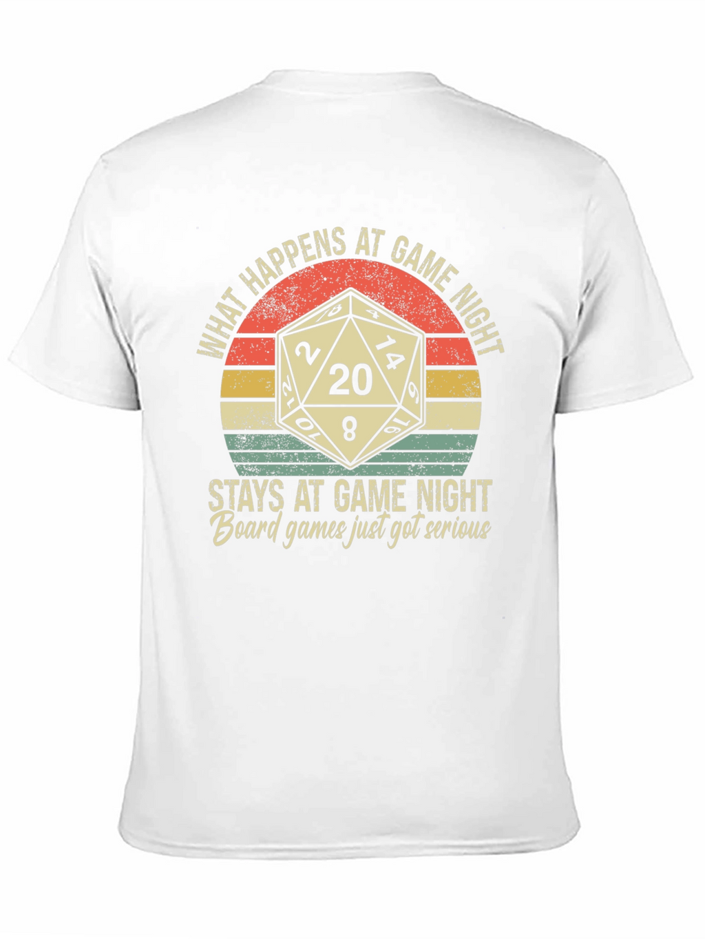 Game Night T-Shirt: Dice & Funny Slogan