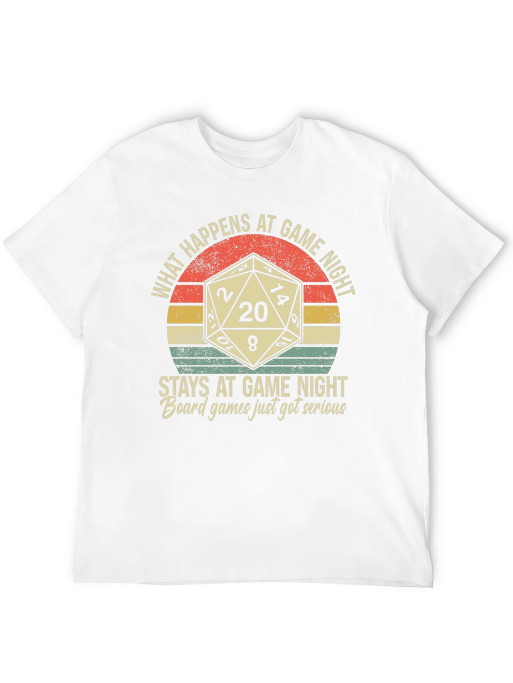 Game Night T-Shirt: Dice & Funny Slogan