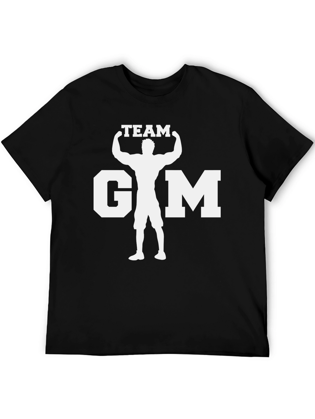 Team Gym Black T-Shirt - Bodybuilding Graphic Tee
