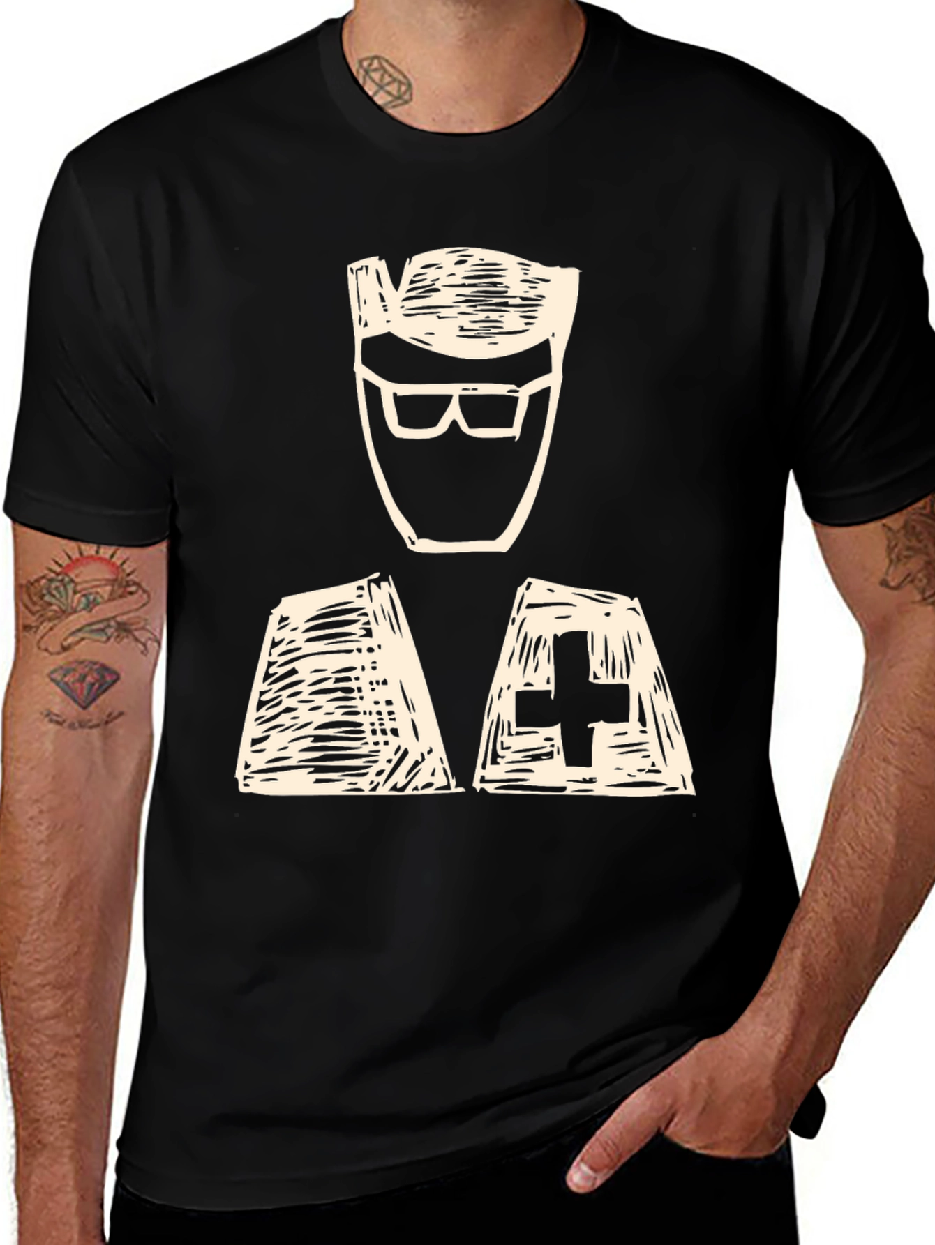 Funny Graphic Tee - Doctor or Nurse Design