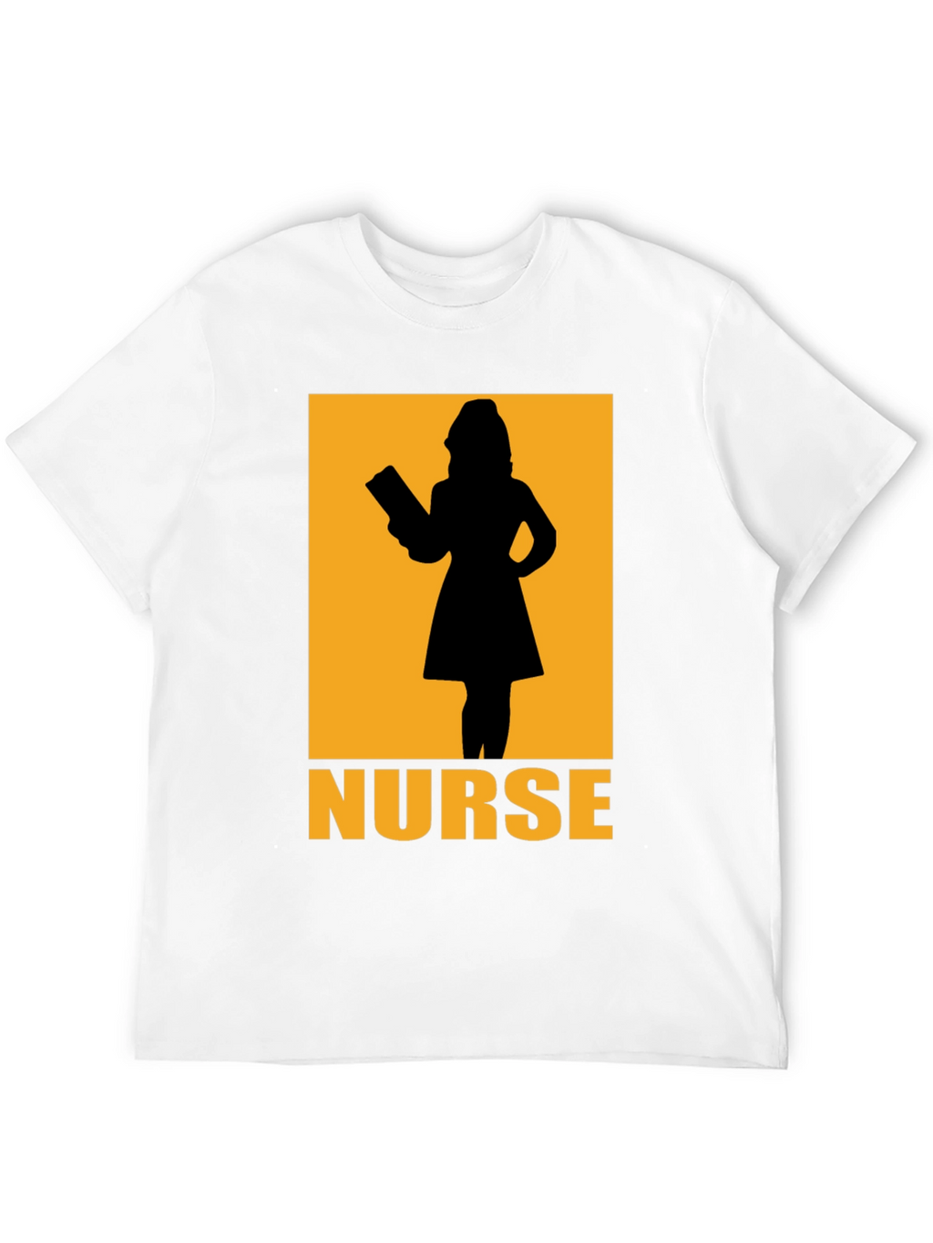 Nurse Silhouette Graphic T-Shirt