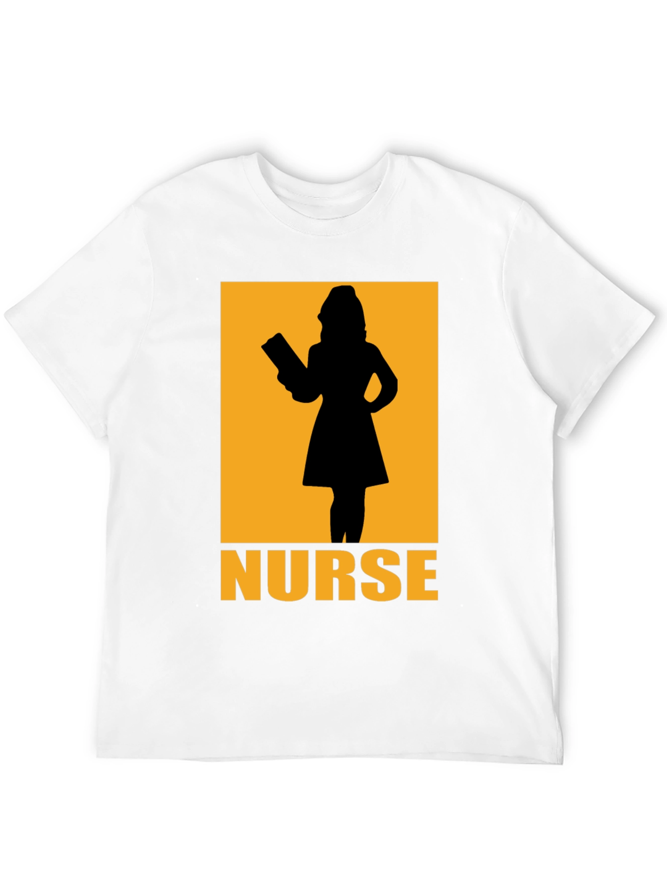 Nurse Silhouette Graphic T-Shirt