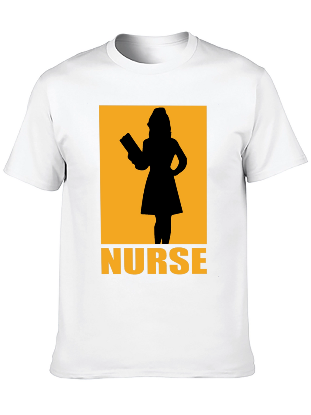 Nurse Silhouette Graphic T-Shirt