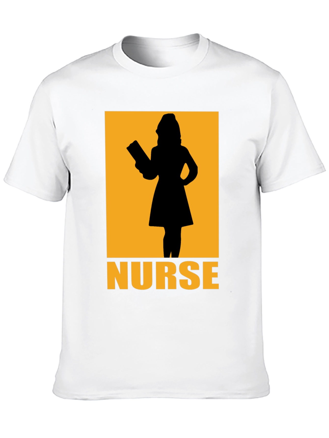 Nurse Silhouette Graphic T-Shirt