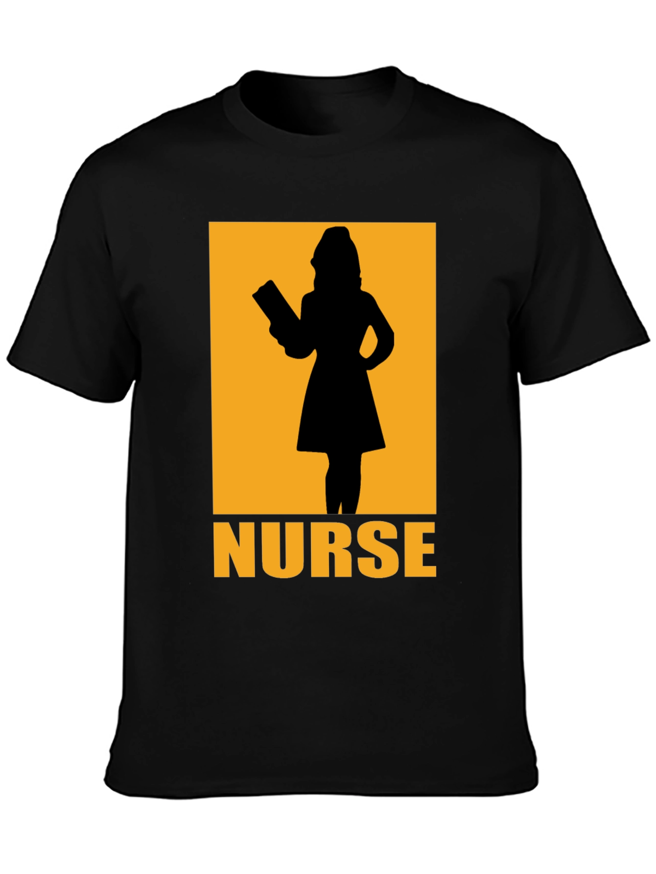 Nurse Silhouette Graphic T-Shirt