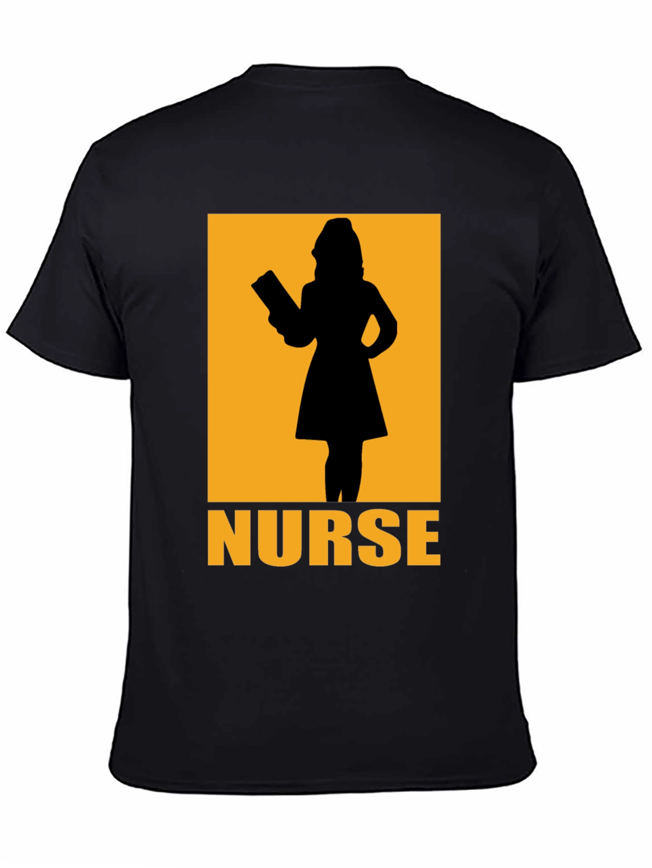 Nurse Silhouette Graphic T-Shirt