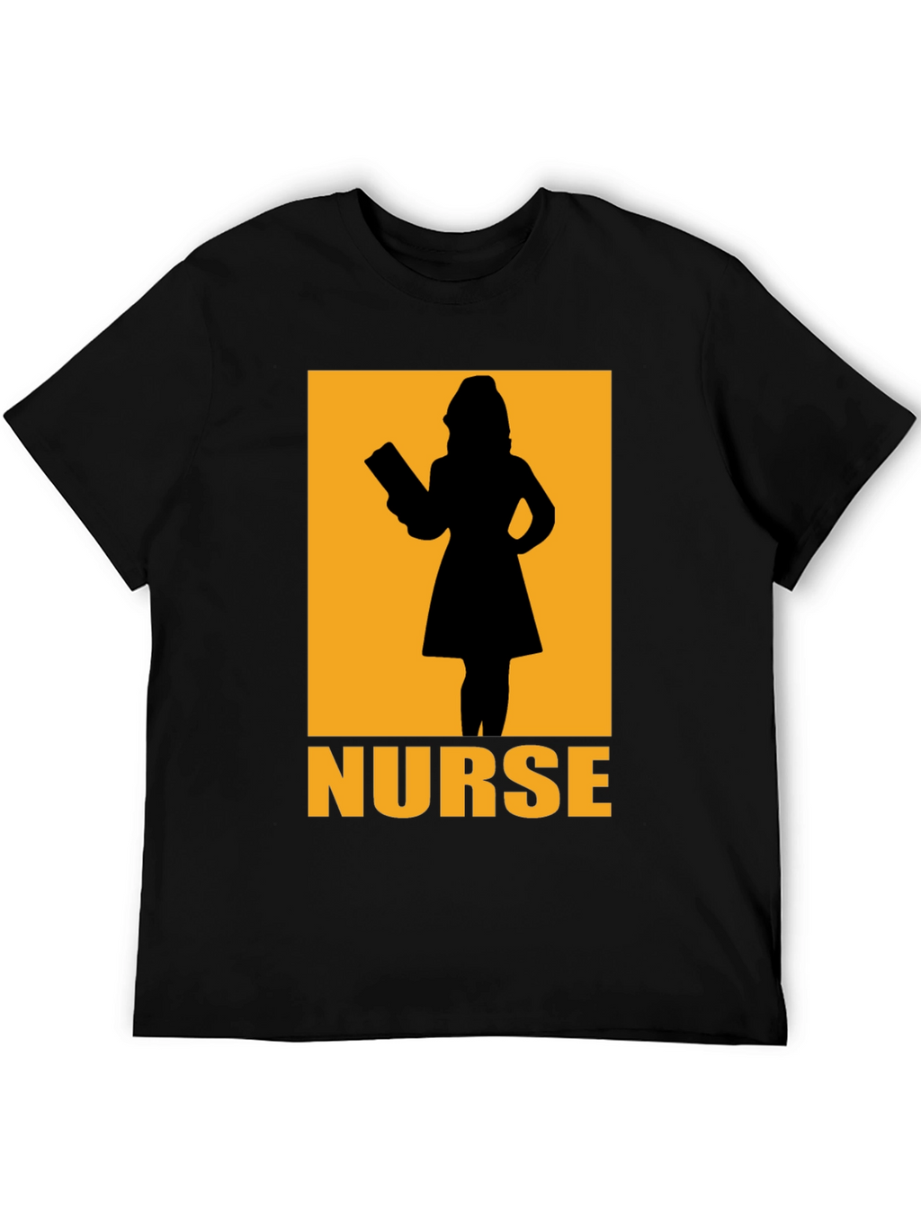 Nurse Silhouette Graphic T-Shirt