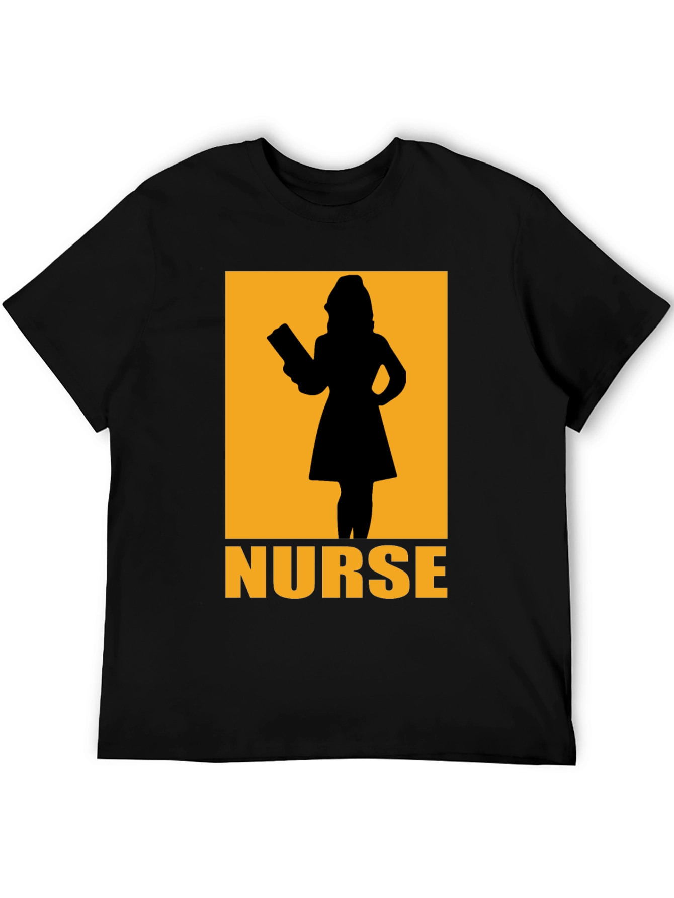 Nurse Silhouette Graphic T-Shirt