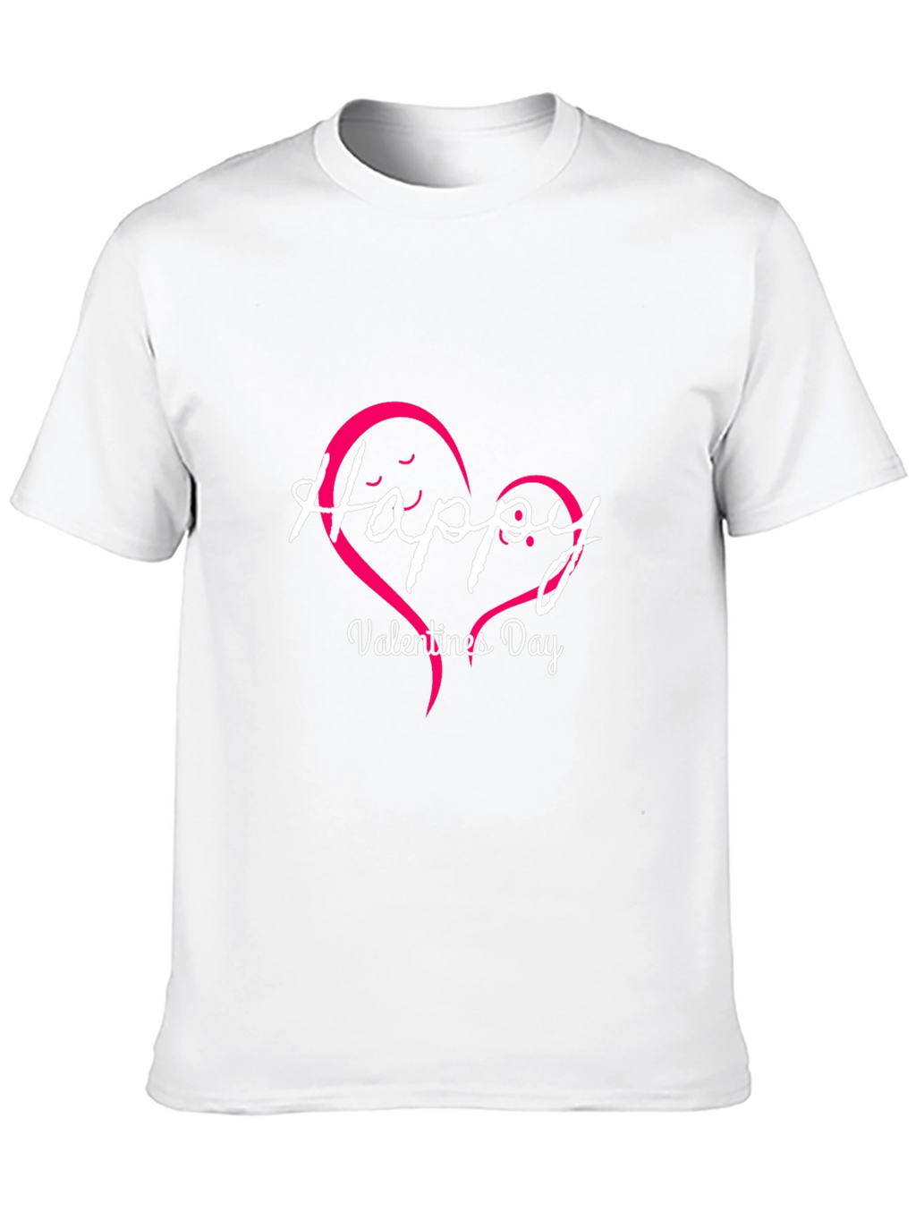 Happy Valentines Day T-Shirt - Heart Design