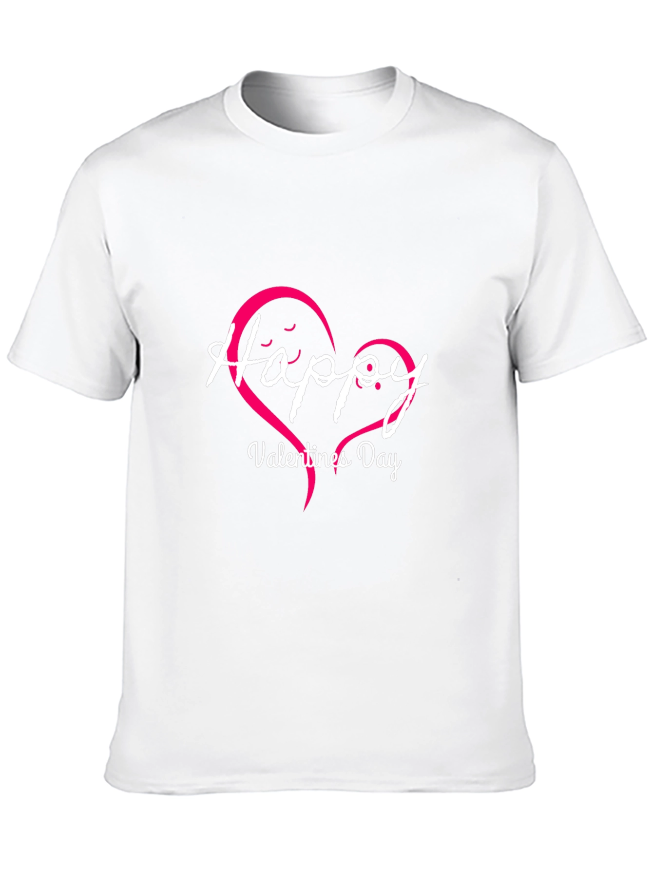 Happy Valentines Day T-Shirt - Heart Design