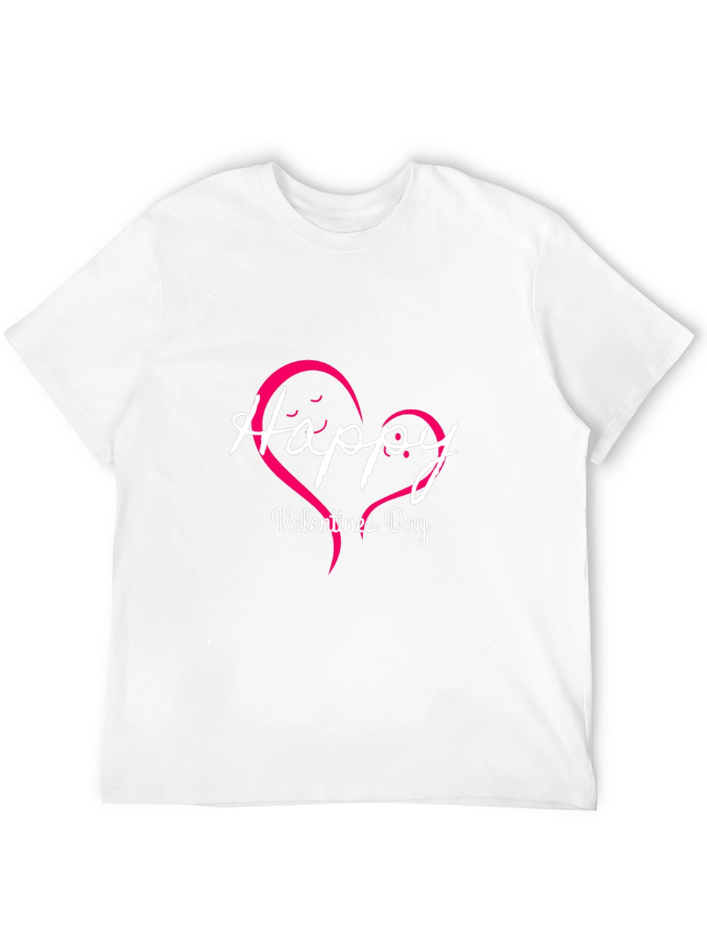 Happy Valentines Day T-Shirt - Heart Design