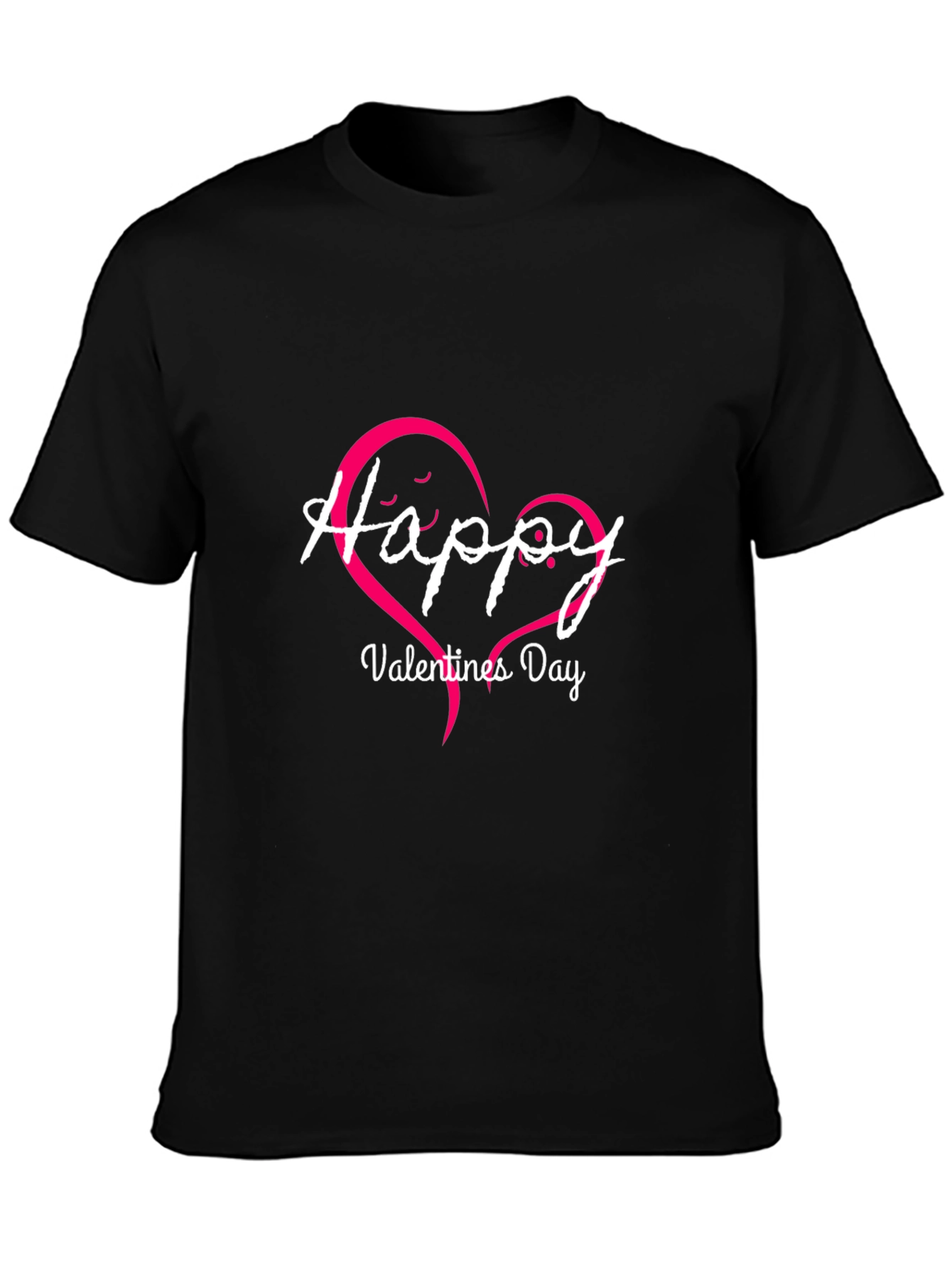 Happy Valentines Day T-Shirt - Heart Design