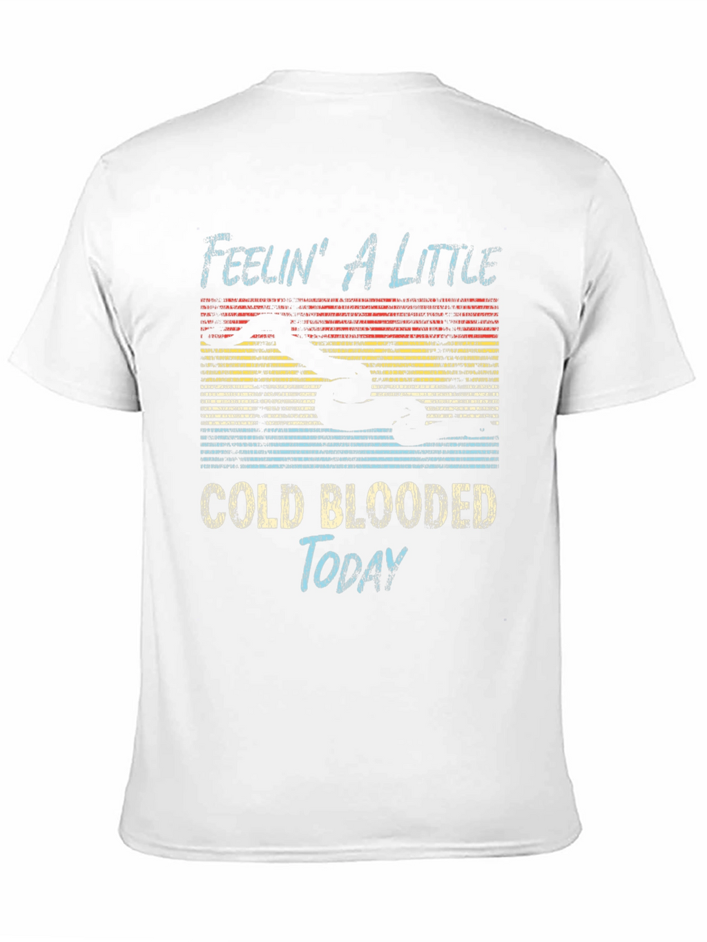Cold Blooded Swimmer Graphic T-Shirt