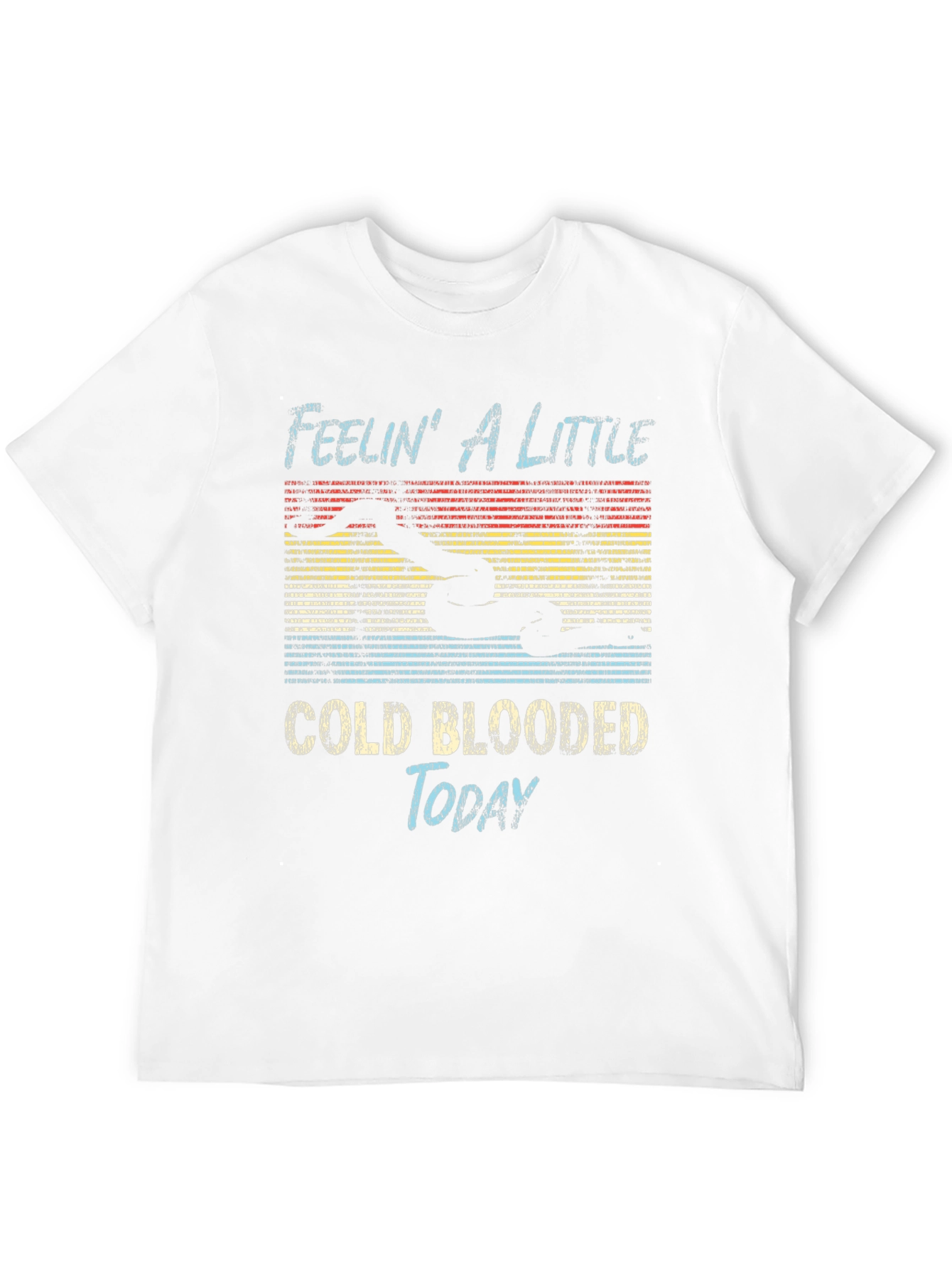 Cold Blooded Swimmer Graphic T-Shirt