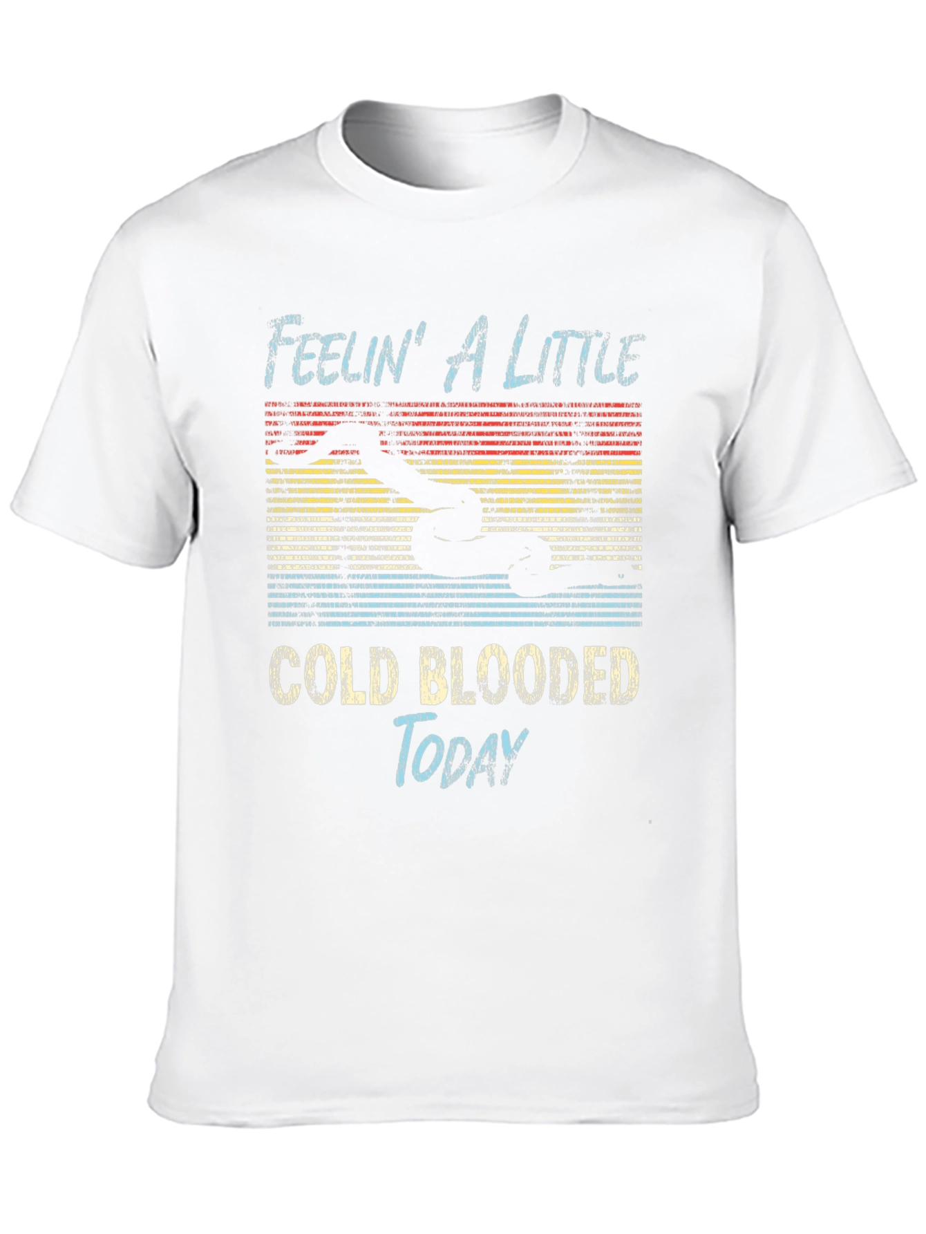 Cold Blooded Swimmer Graphic T-Shirt