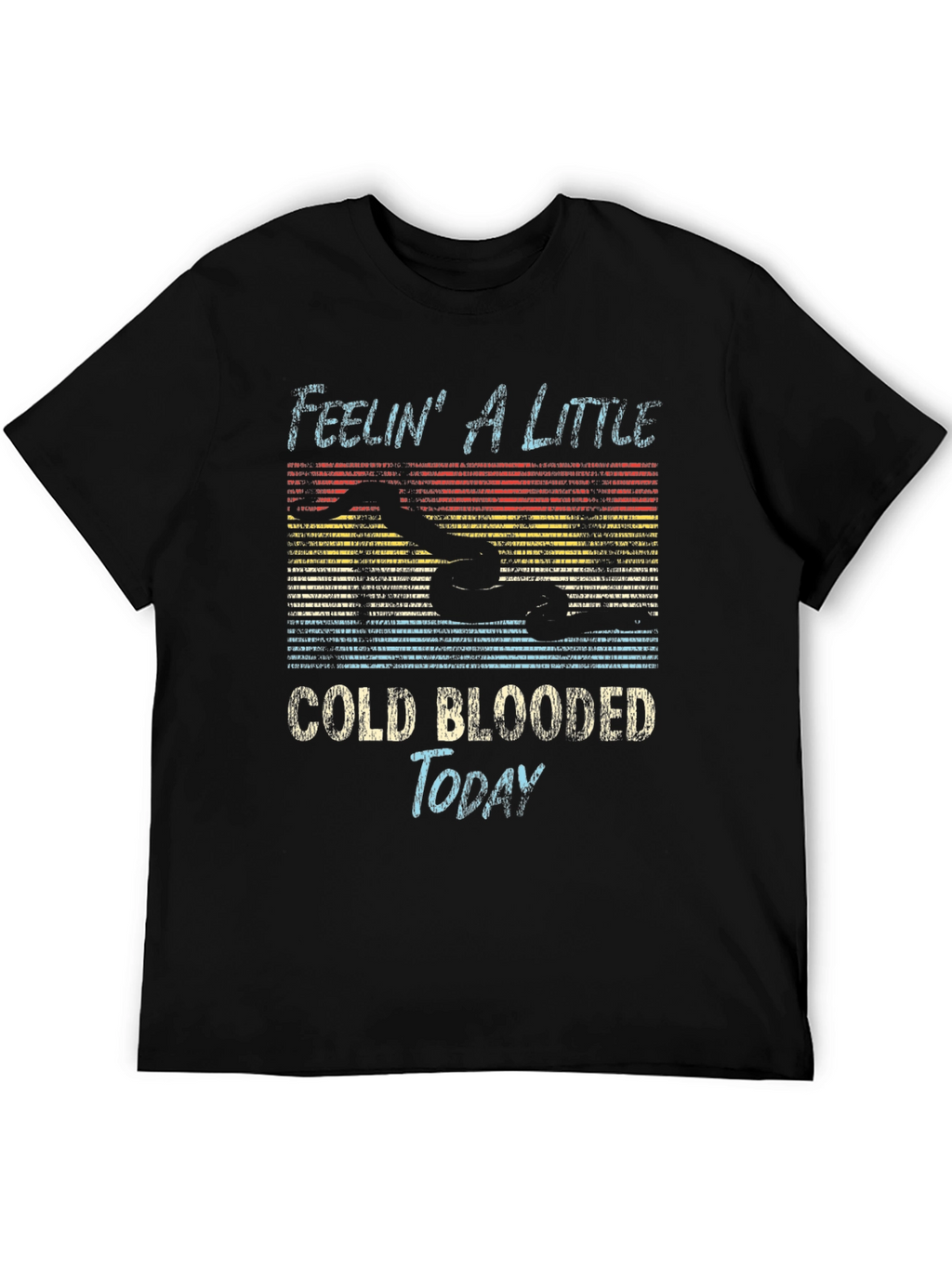 Cold Blooded Swimmer Graphic T-Shirt