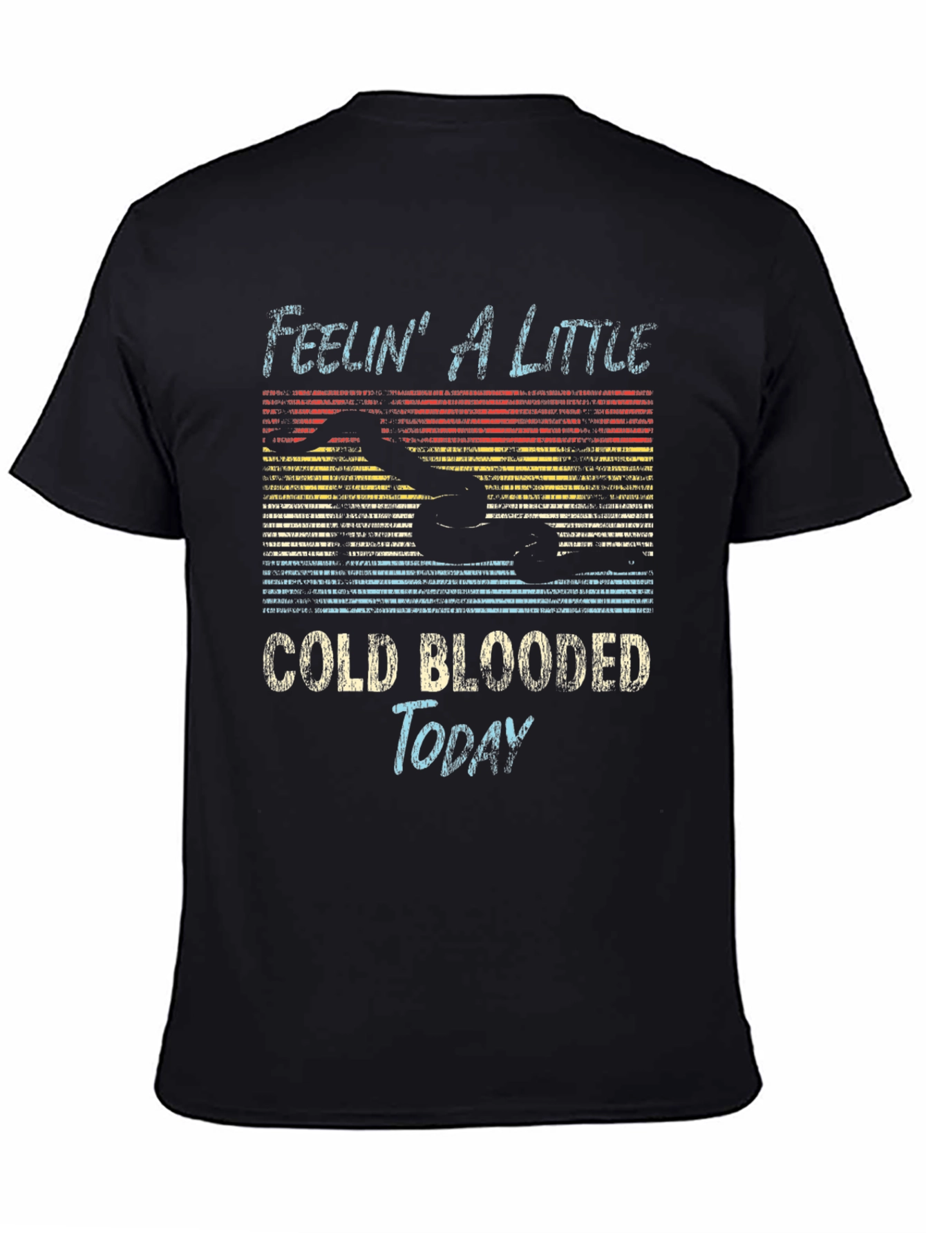 Cold Blooded Swimmer Graphic T-Shirt