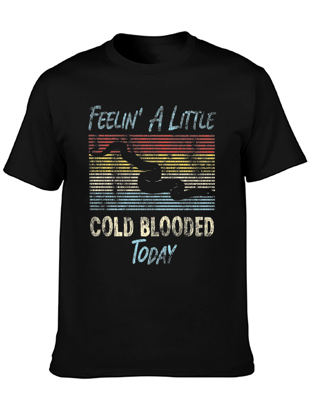 Cold Blooded Swimmer Graphic T-Shirt