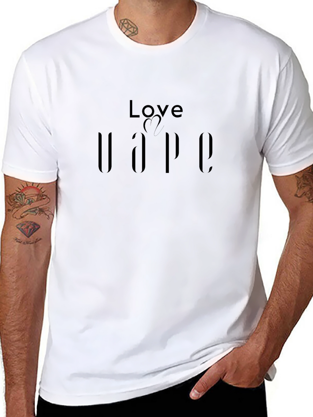 Love Vape Black T-Shirt