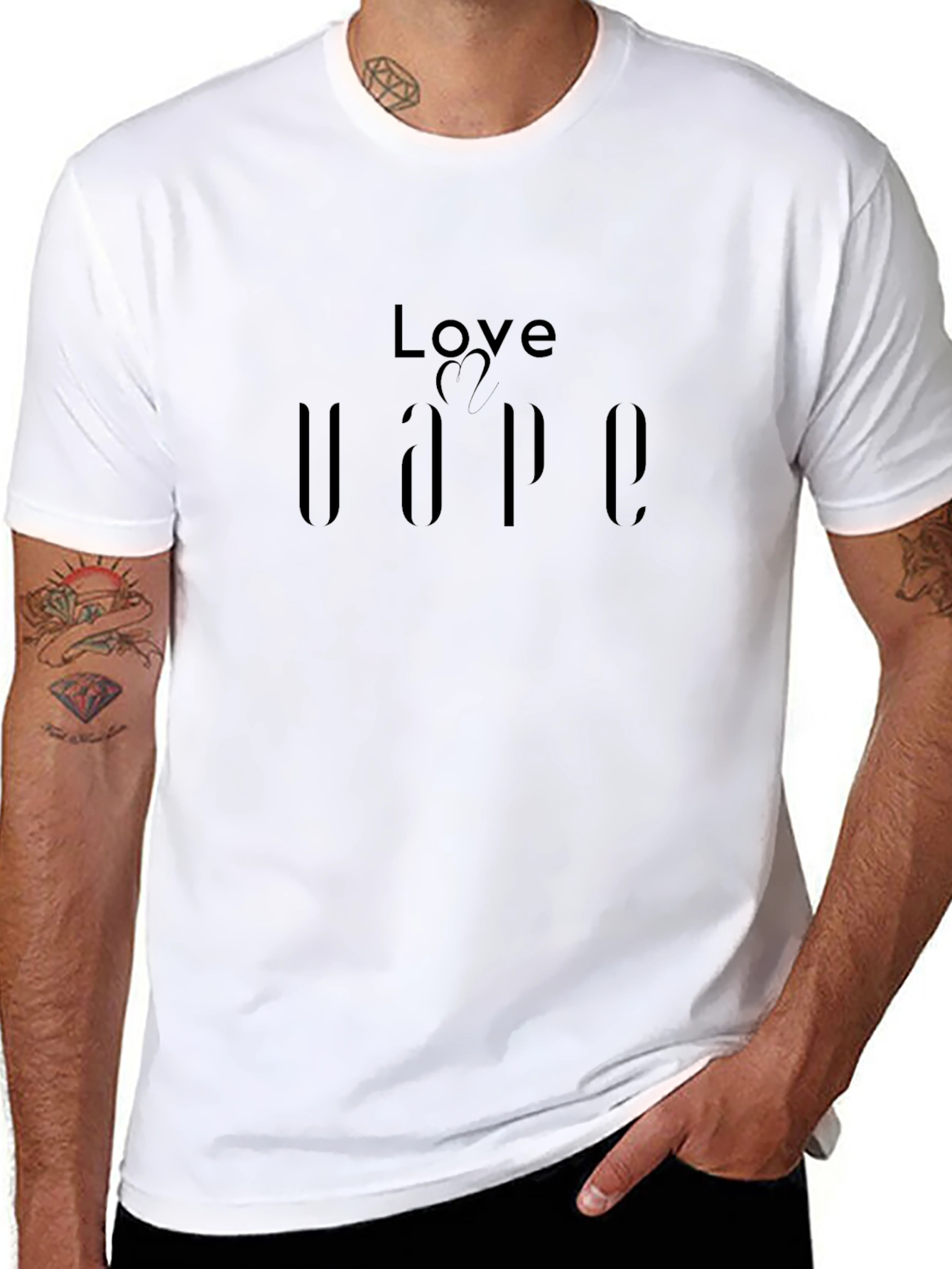Love Vape Black T-Shirt