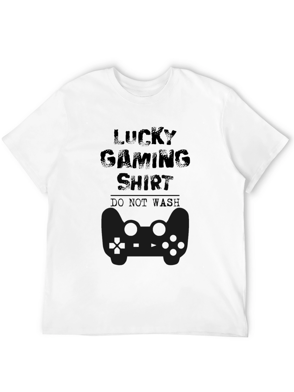 Lucky Gaming Shirt - Black Graphic Tee