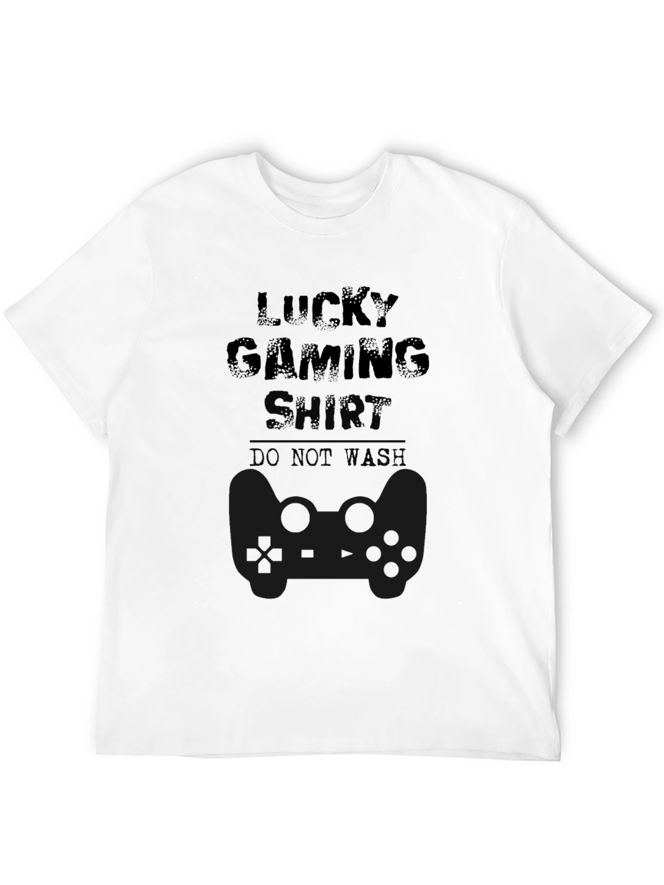 Lucky Gaming Shirt - Black Graphic Tee