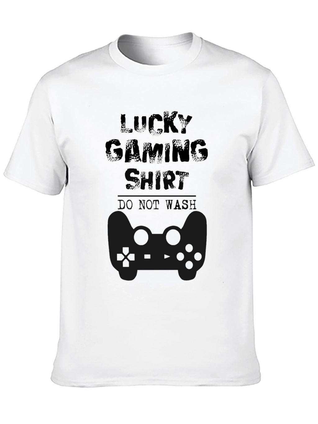 Lucky Gaming Shirt - Black Graphic Tee