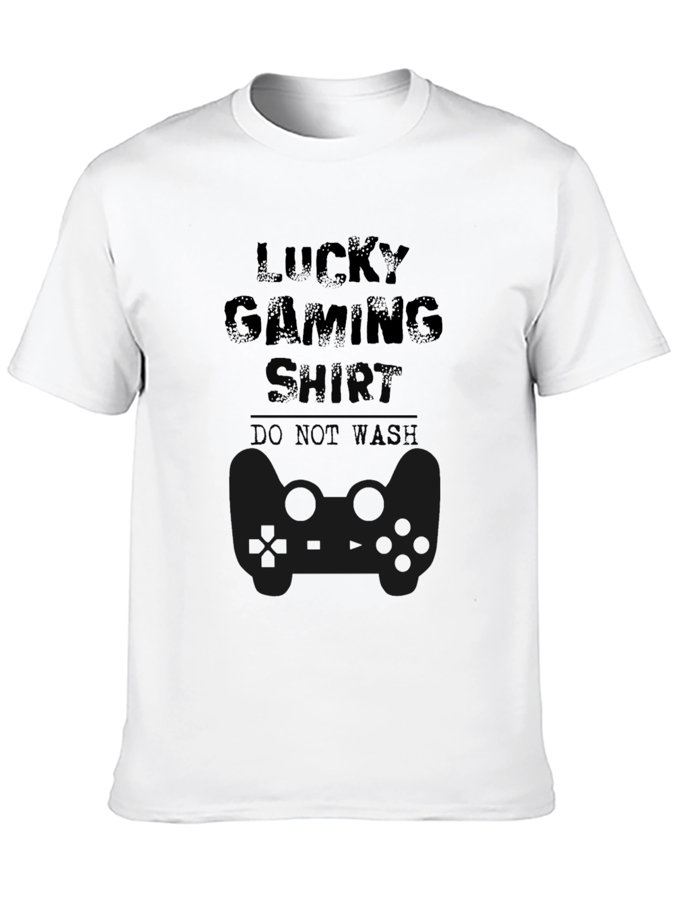 Lucky Gaming Shirt - Black Graphic Tee